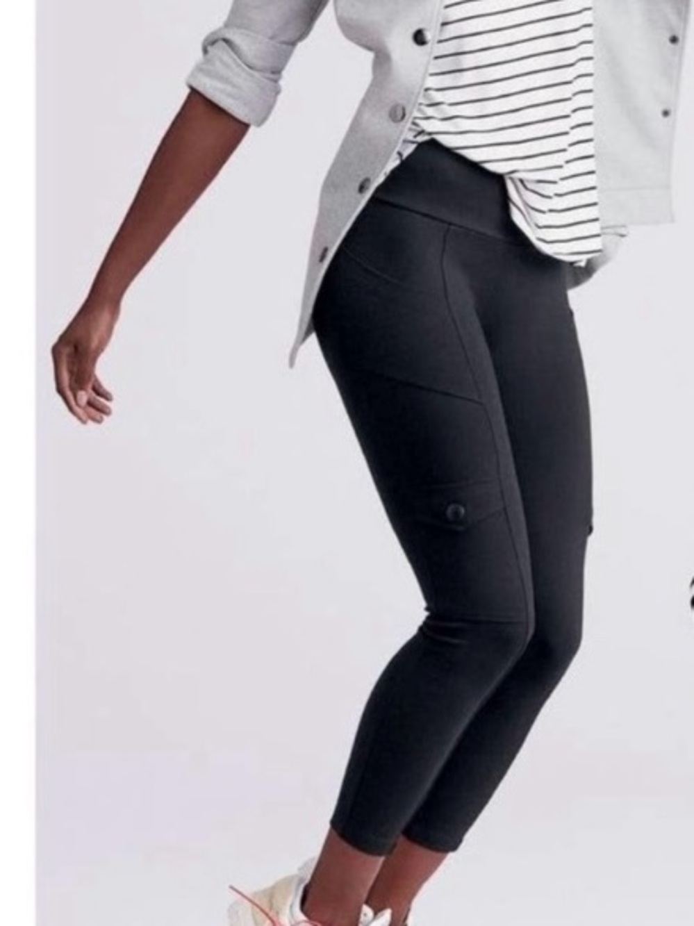 CAbi  3/4 Length Black Women's Leggings